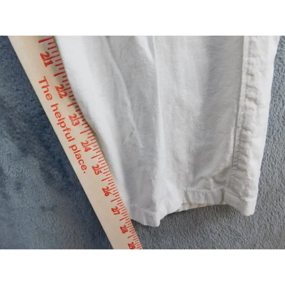M&S Collection Men's 34x29 Stone Linen Blend Pleated Pants Regular Fit